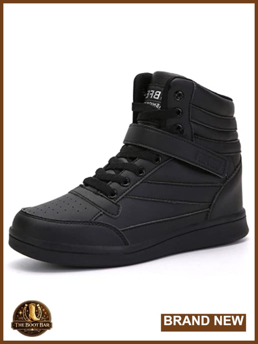 High Top Sneakers with Hidden Wedge Heel Ankle Support Women's Shoes